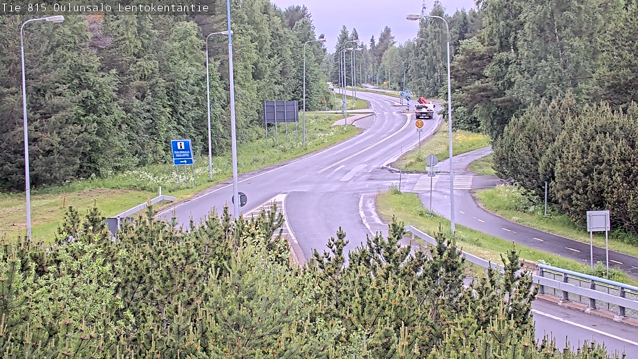 Kelikamerat Kuva Tie 816 Oulunsalo, Lentokentäntie, Oulu, Pohjois-Pohjanmaa
