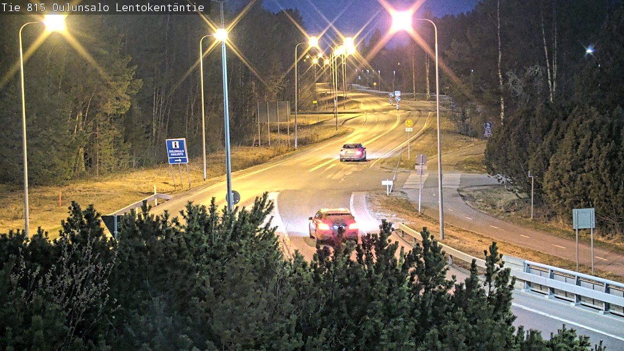 Weather Camera Image Road 816 Oulunsalo, Lentokentäntie, Oulu, Pohjois-Pohjanmaa