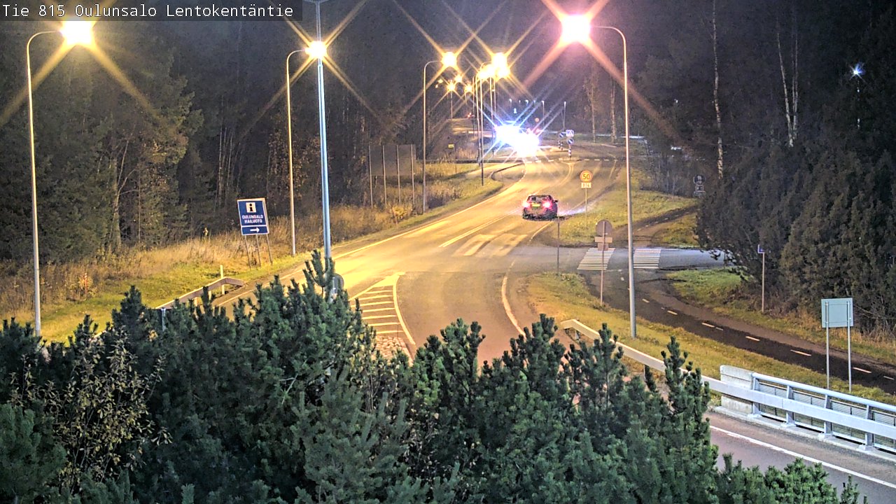 Kelikamerat Kuva Tie 816 Oulunsalo, Lentokentäntie, Oulu, Pohjois-Pohjanmaa