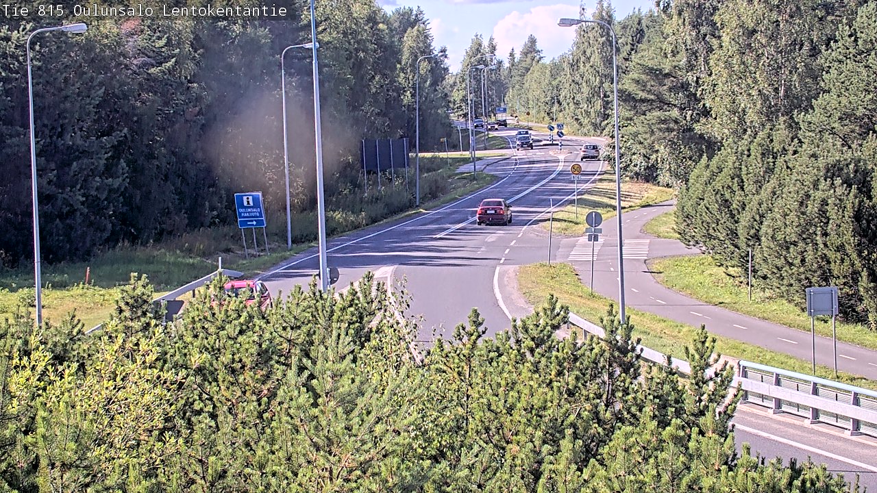 Kelikamerat Kuva Tie 816 Oulunsalo, Lentokentäntie, Oulu, Pohjois-Pohjanmaa