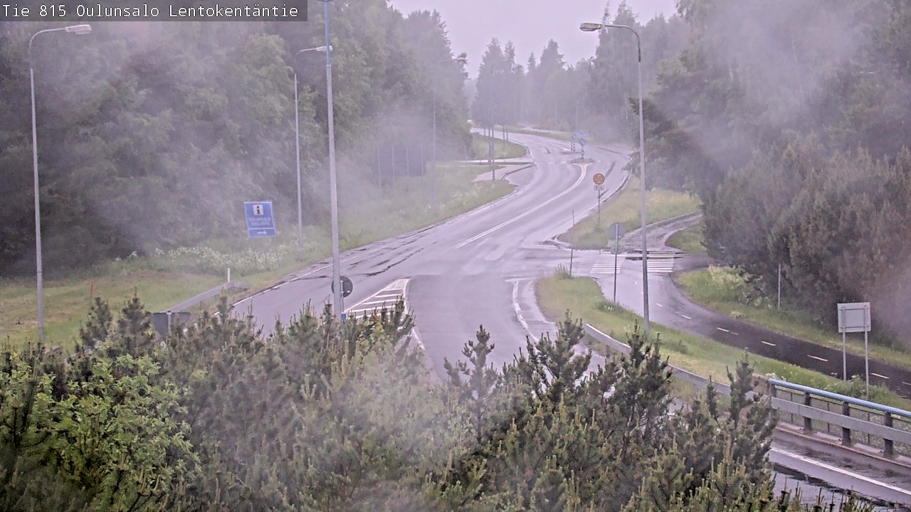 Kelikamerat Kuva Tie 816 Oulunsalo, Lentokentäntie, Oulu, Pohjois-Pohjanmaa