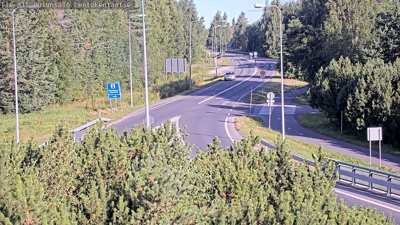 Kelikamerat Kuva Tie 816 Oulunsalo, Lentokentäntie, Oulu, Pohjois-Pohjanmaa