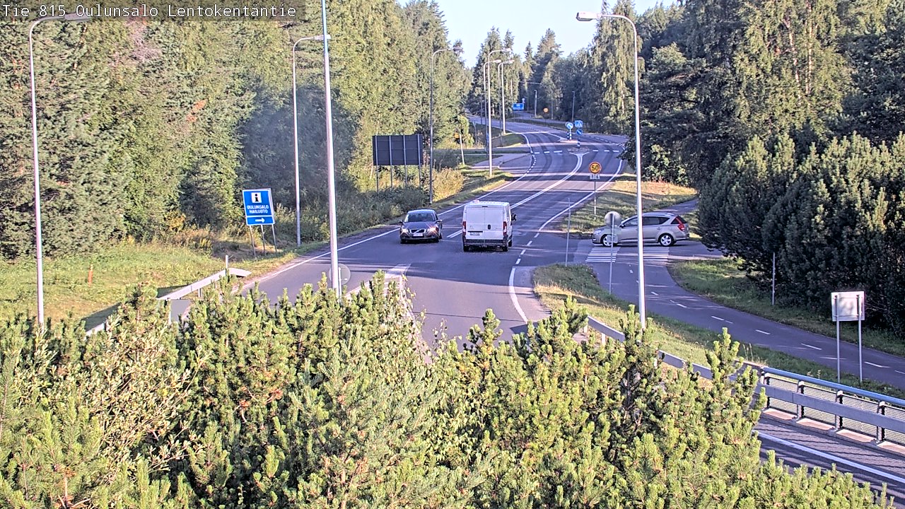 Weather Camera Image Road 816 Oulunsalo, Lentokentäntie, Oulu, Pohjois-Pohjanmaa
