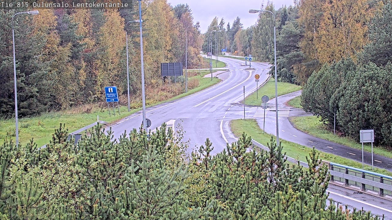 Kelikamerat Kuva Tie 816 Oulunsalo, Lentokentäntie, Oulu, Pohjois-Pohjanmaa