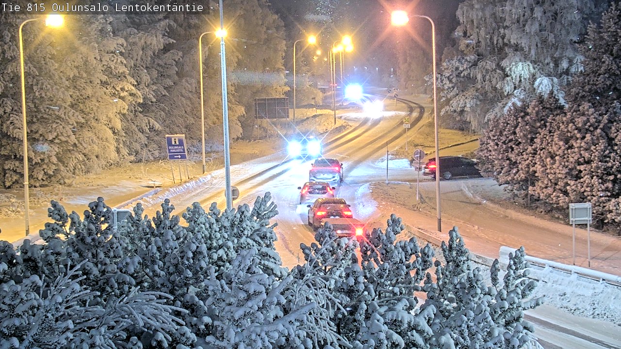Weather Camera Image Road 816 Oulunsalo, Lentokentäntie, Oulu, Pohjois-Pohjanmaa