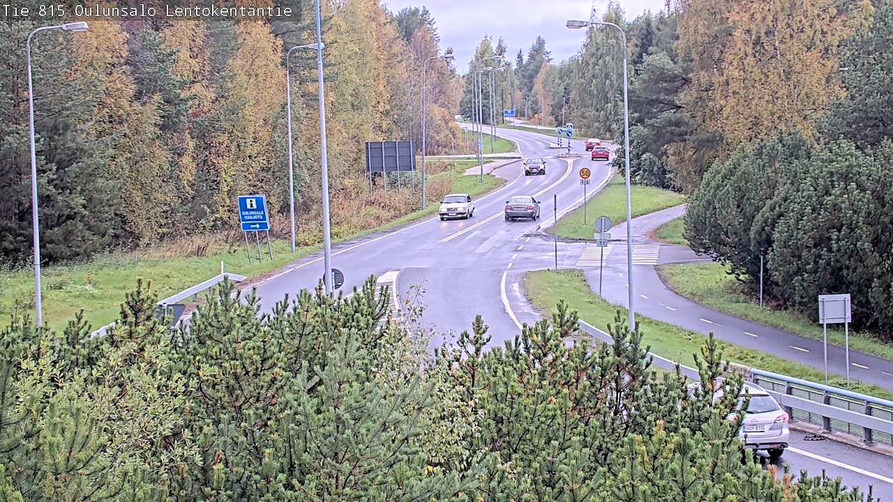 Kelikamerat Kuva Tie 816 Oulunsalo, Lentokentäntie, Oulu, Pohjois-Pohjanmaa