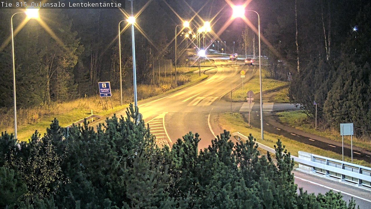 Kelikamerat Kuva Tie 816 Oulunsalo, Lentokentäntie, Oulu, Pohjois-Pohjanmaa