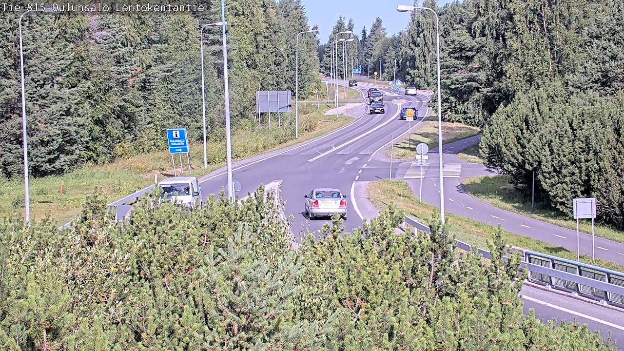 Weather Camera Image Road 816 Oulunsalo, Lentokentäntie, Oulu, Pohjois-Pohjanmaa