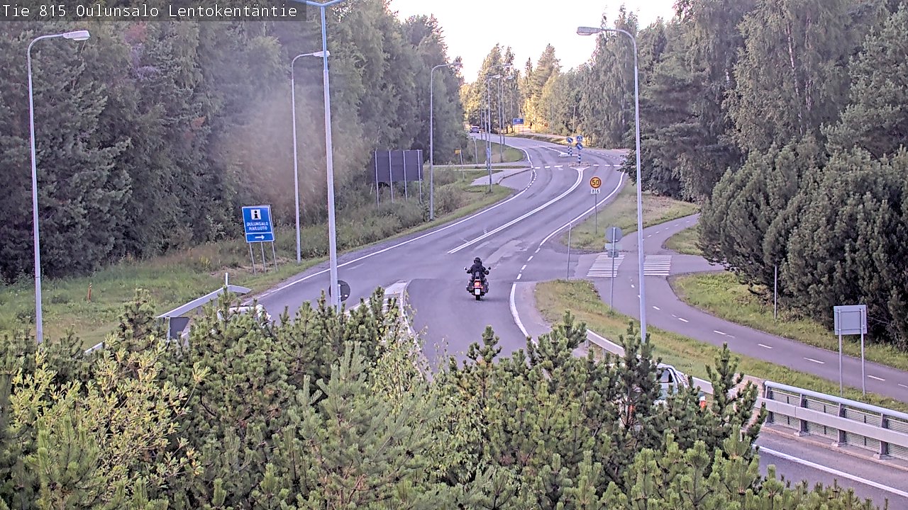 Kelikamerat Kuva Tie 816 Oulunsalo, Lentokentäntie, Oulu, Pohjois-Pohjanmaa