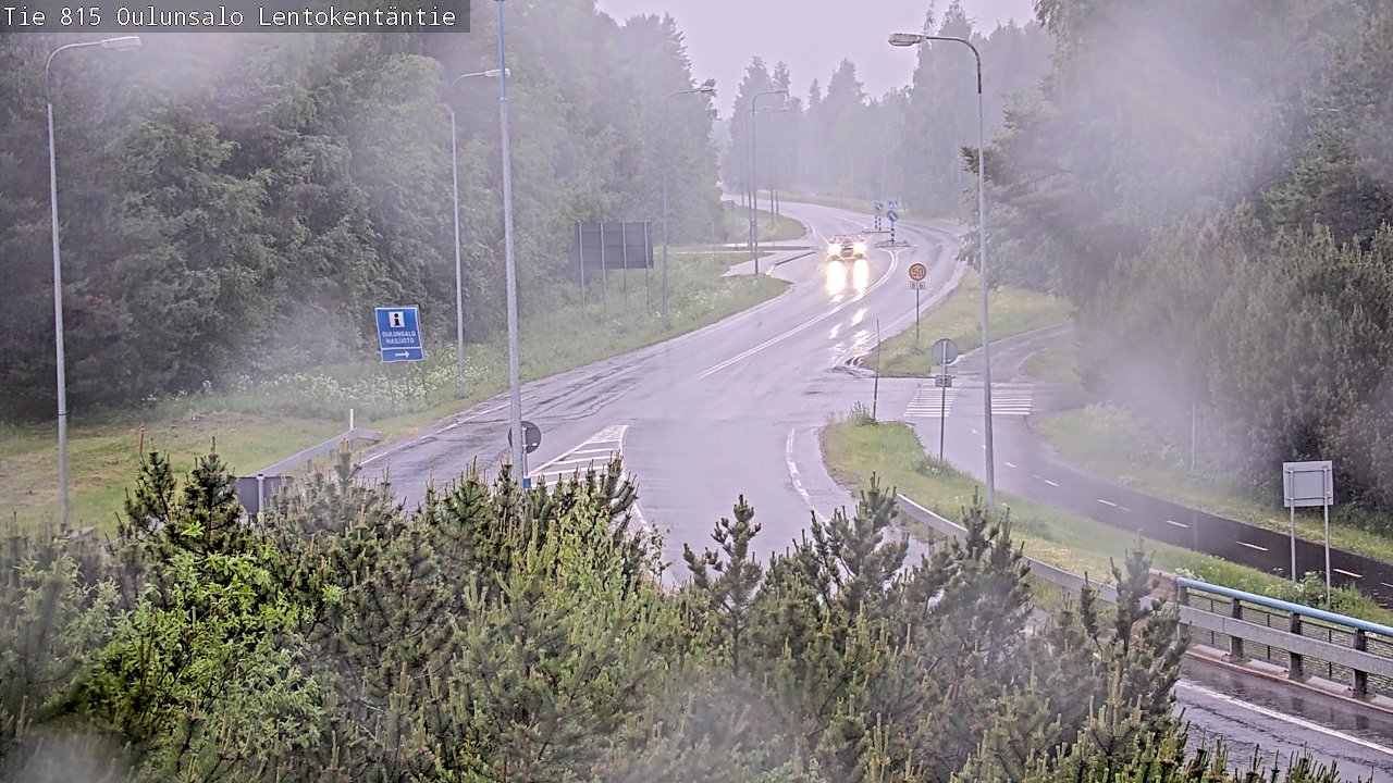 Kelikamerat Kuva Tie 816 Oulunsalo, Lentokentäntie, Oulu, Pohjois-Pohjanmaa