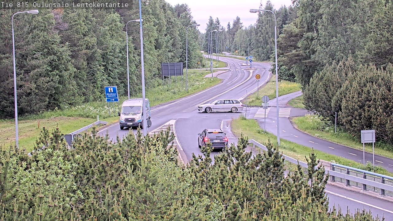 Kelikamerat Kuva Tie 816 Oulunsalo, Lentokentäntie, Oulu, Pohjois-Pohjanmaa