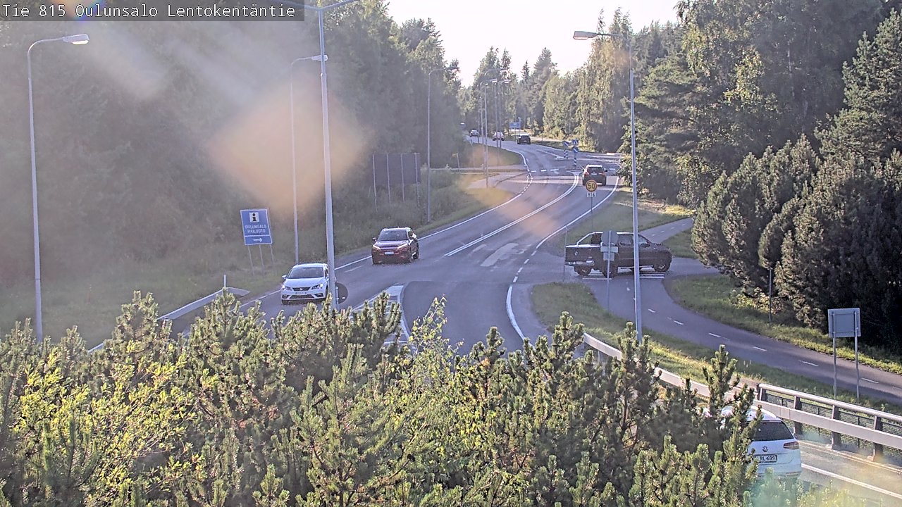 Kelikamerat Kuva Tie 816 Oulunsalo, Lentokentäntie, Oulu, Pohjois-Pohjanmaa