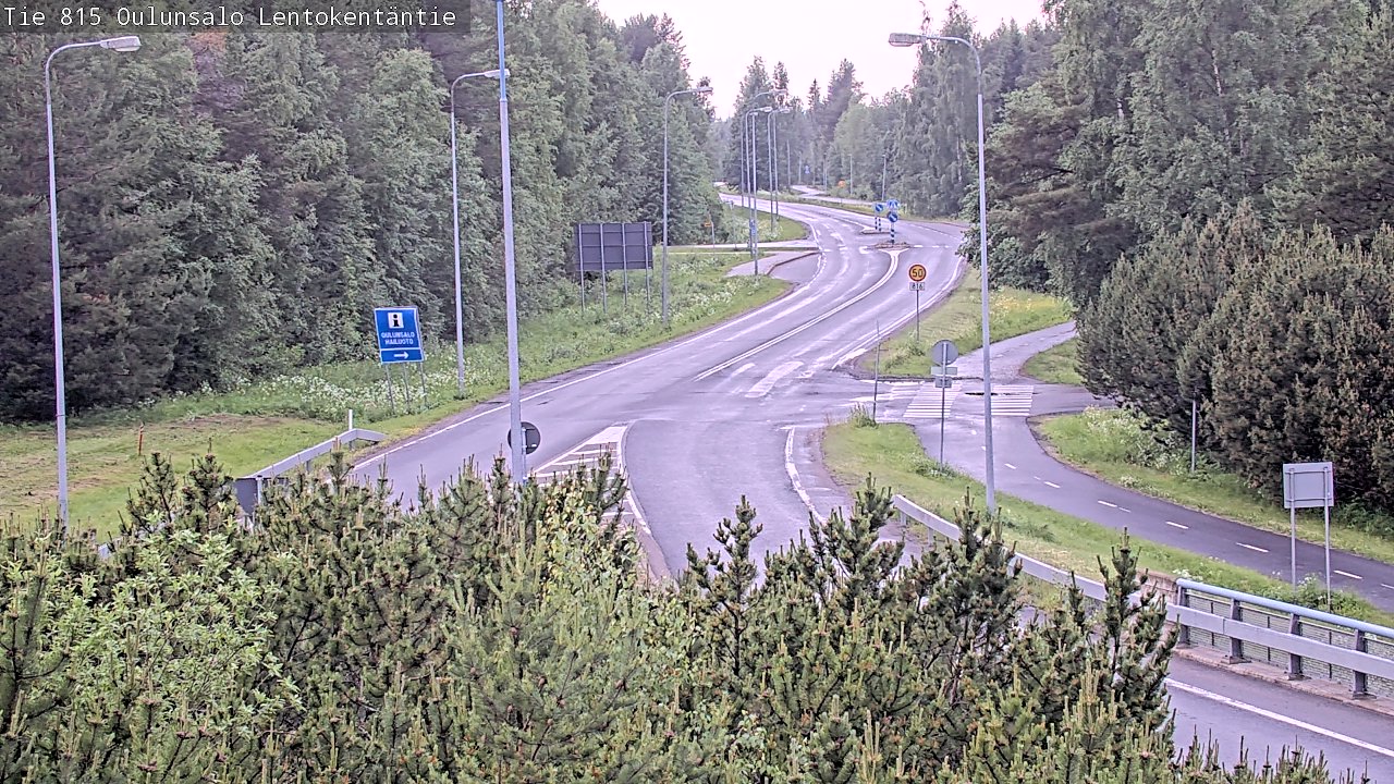 Kelikamerat Kuva Tie 816 Oulunsalo, Lentokentäntie, Oulu, Pohjois-Pohjanmaa