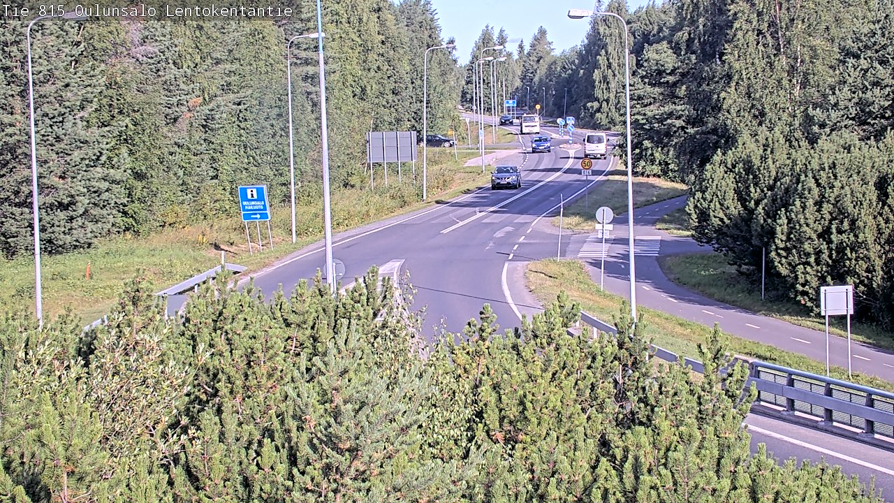 Weather Camera Image Road 816 Oulunsalo, Lentokentäntie, Oulu, Pohjois-Pohjanmaa