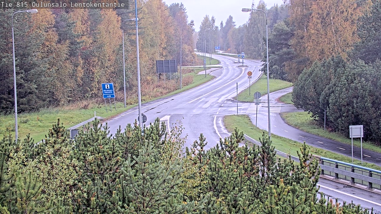 Kelikamerat Kuva Tie 816 Oulunsalo, Lentokentäntie, Oulu, Pohjois-Pohjanmaa