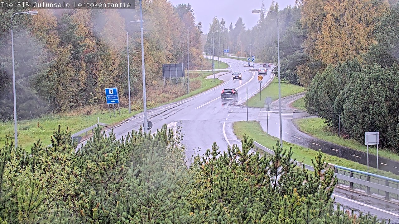 Kelikamerat Kuva Tie 816 Oulunsalo, Lentokentäntie, Oulu, Pohjois-Pohjanmaa