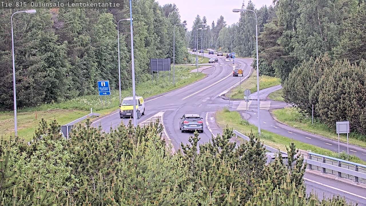 Kelikamerat Kuva Tie 816 Oulunsalo, Lentokentäntie, Oulu, Pohjois-Pohjanmaa