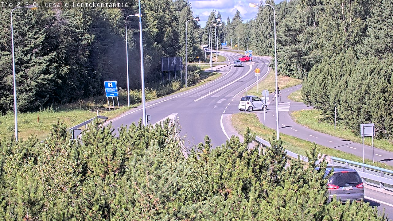 Kelikamerat Kuva Tie 816 Oulunsalo, Lentokentäntie, Oulu, Pohjois-Pohjanmaa