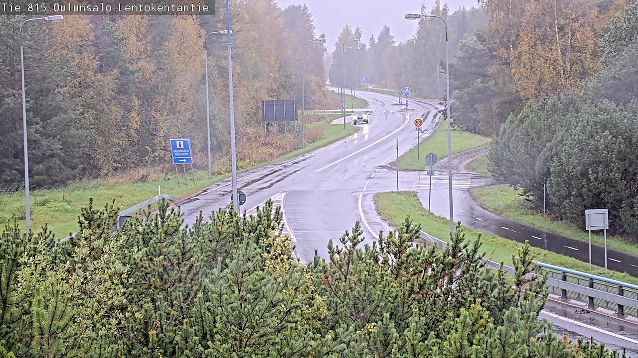 Kelikamerat Kuva Tie 816 Oulunsalo, Lentokentäntie, Oulu, Pohjois-Pohjanmaa