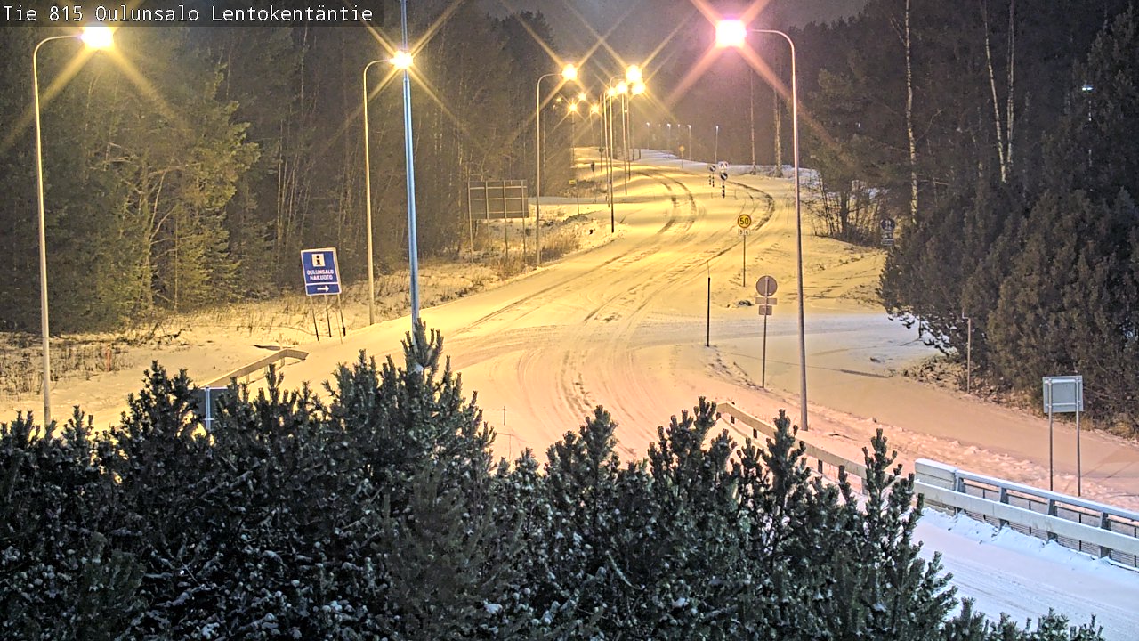 Kelikamerat Kuva Tie 816 Oulunsalo, Lentokentäntie, Oulu, Pohjois-Pohjanmaa