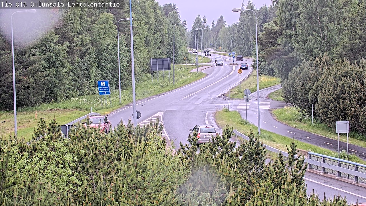 Kelikamerat Kuva Tie 816 Oulunsalo, Lentokentäntie, Oulu, Pohjois-Pohjanmaa