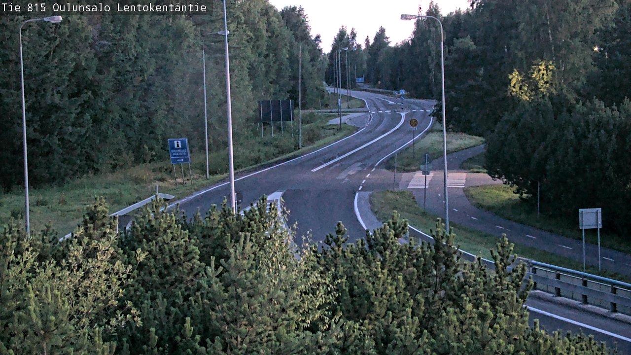 Kelikamerat Kuva Tie 816 Oulunsalo, Lentokentäntie, Oulu, Pohjois-Pohjanmaa
