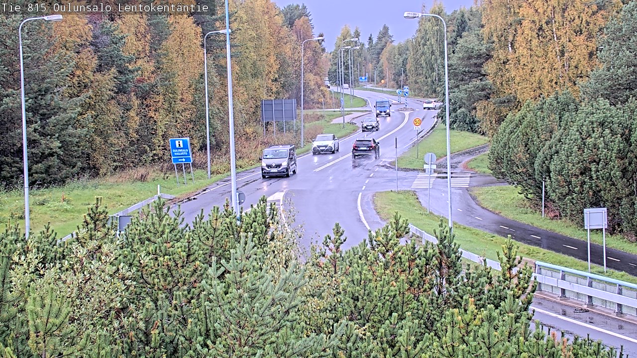 Kelikamerat Kuva Tie 816 Oulunsalo, Lentokentäntie, Oulu, Pohjois-Pohjanmaa