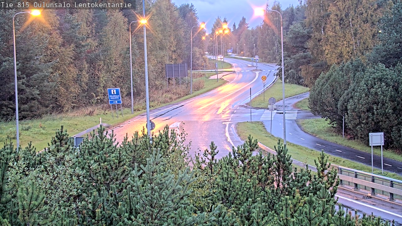 Kelikamerat Kuva Tie 816 Oulunsalo, Lentokentäntie, Oulu, Pohjois-Pohjanmaa