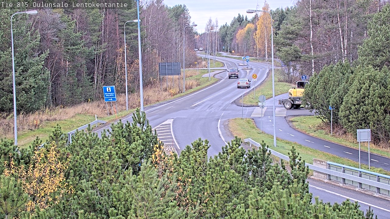 Kelikamerat Kuva Tie 816 Oulunsalo, Lentokentäntie, Oulu, Pohjois-Pohjanmaa