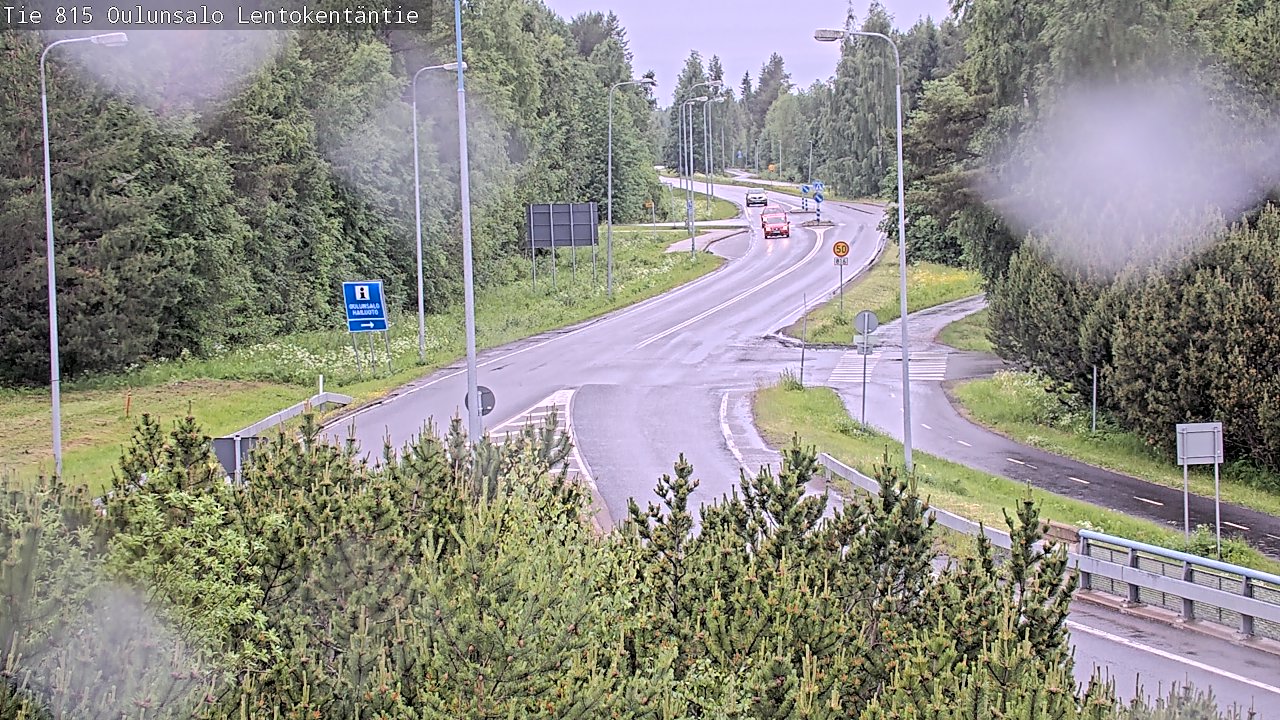 Weather Camera Image Road 816 Oulunsalo, Lentokentäntie, Oulu, Pohjois-Pohjanmaa