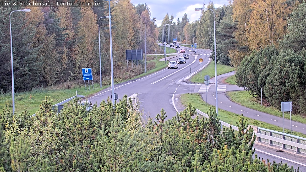 Kelikamerat Kuva Tie 816 Oulunsalo, Lentokentäntie, Oulu, Pohjois-Pohjanmaa