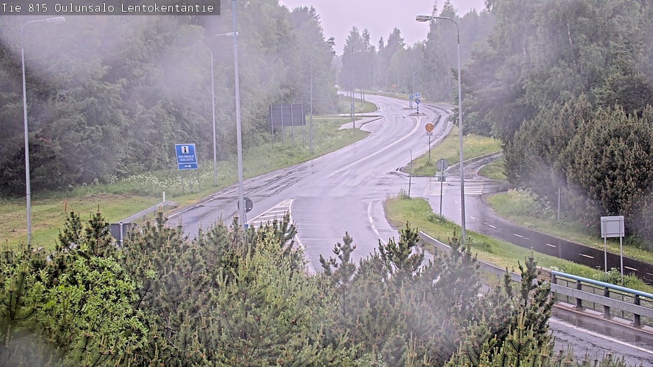 Kelikamerat Kuva Tie 816 Oulunsalo, Lentokentäntie, Oulu, Pohjois-Pohjanmaa
