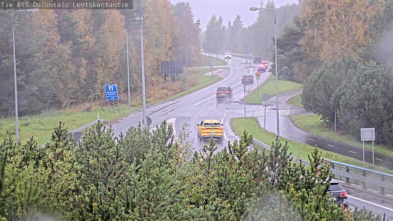 Kelikamerat Kuva Tie 816 Oulunsalo, Lentokentäntie, Oulu, Pohjois-Pohjanmaa