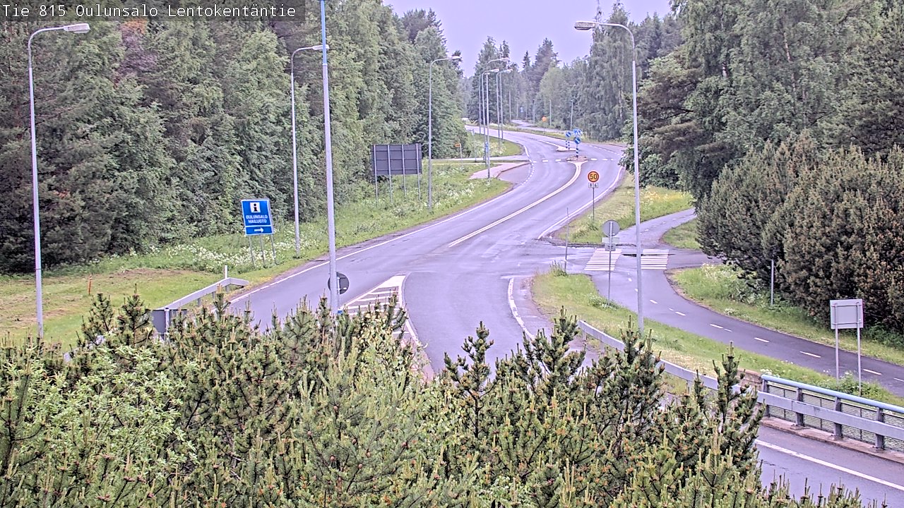 Kelikamerat Kuva Tie 816 Oulunsalo, Lentokentäntie, Oulu, Pohjois-Pohjanmaa
