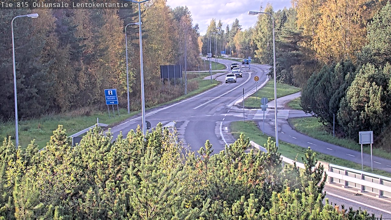Kelikamerat Kuva Tie 816 Oulunsalo, Lentokentäntie, Oulu, Pohjois-Pohjanmaa
