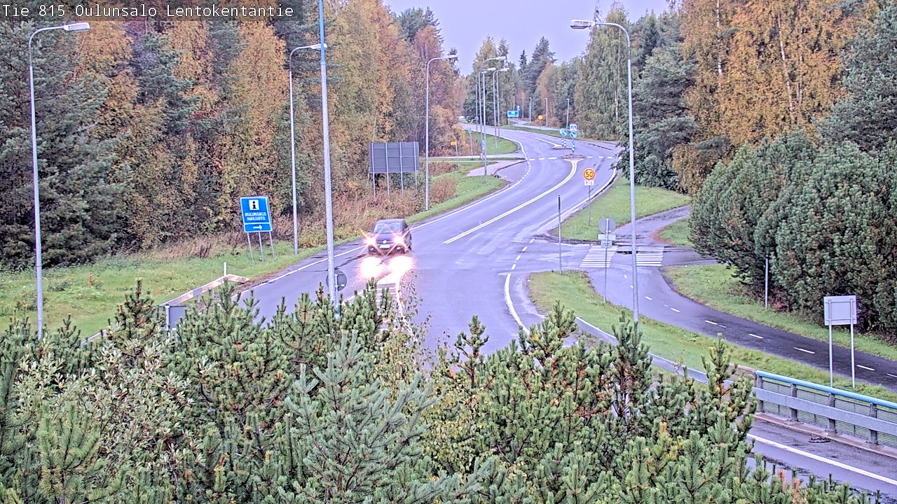 Kelikamerat Kuva Tie 816 Oulunsalo, Lentokentäntie, Oulu, Pohjois-Pohjanmaa