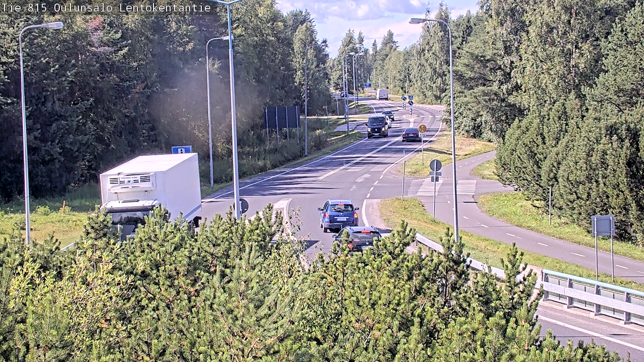 Kelikamerat Kuva Tie 816 Oulunsalo, Lentokentäntie, Oulu, Pohjois-Pohjanmaa