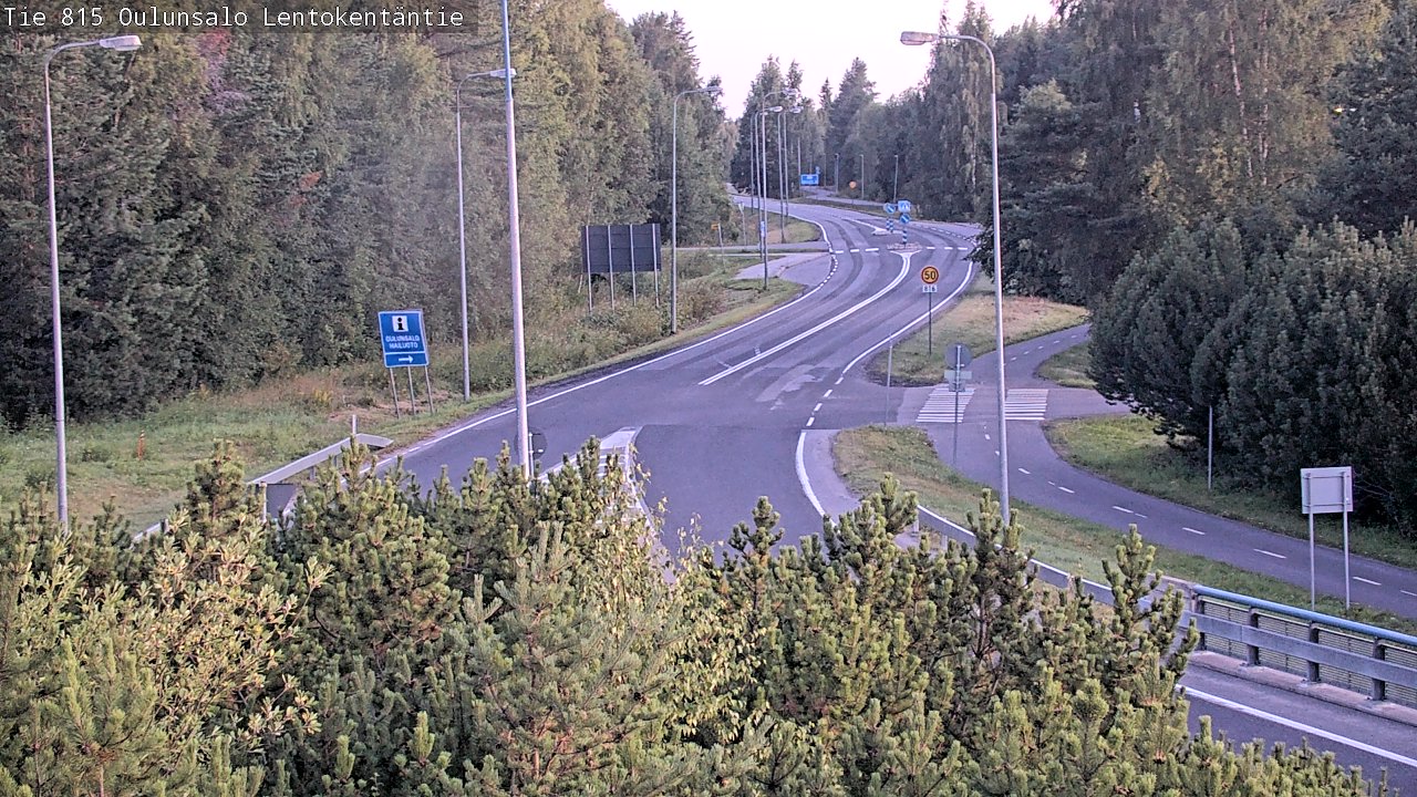 Kelikamerat Kuva Tie 816 Oulunsalo, Lentokentäntie, Oulu, Pohjois-Pohjanmaa