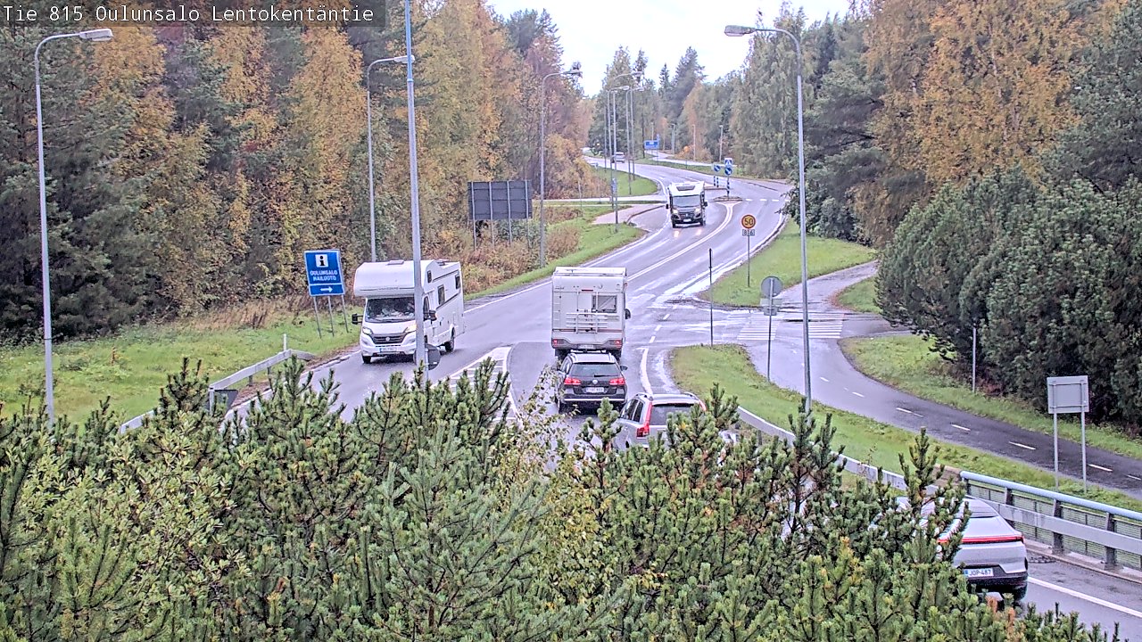 Kelikamerat Kuva Tie 816 Oulunsalo, Lentokentäntie, Oulu, Pohjois-Pohjanmaa