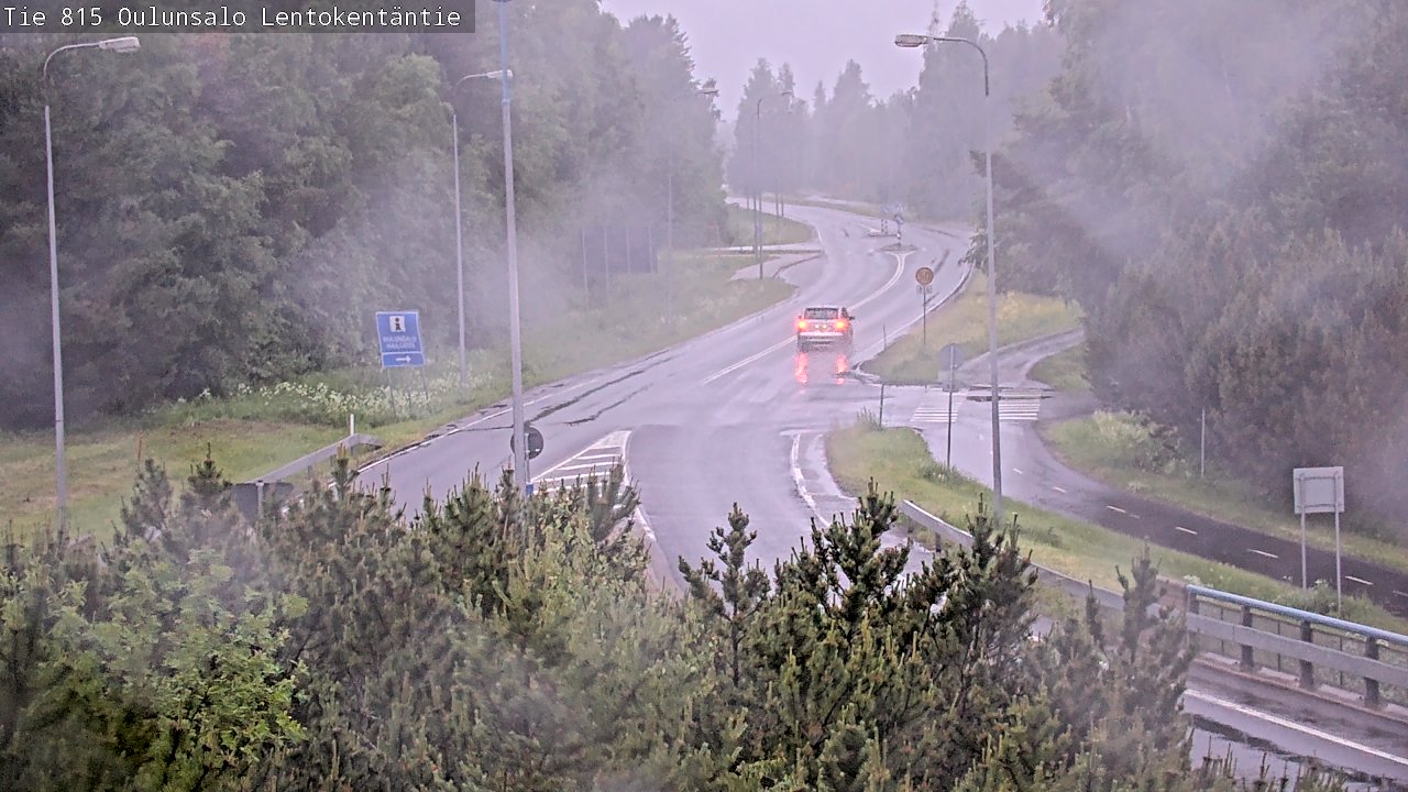 Kelikamerat Kuva Tie 816 Oulunsalo, Lentokentäntie, Oulu, Pohjois-Pohjanmaa