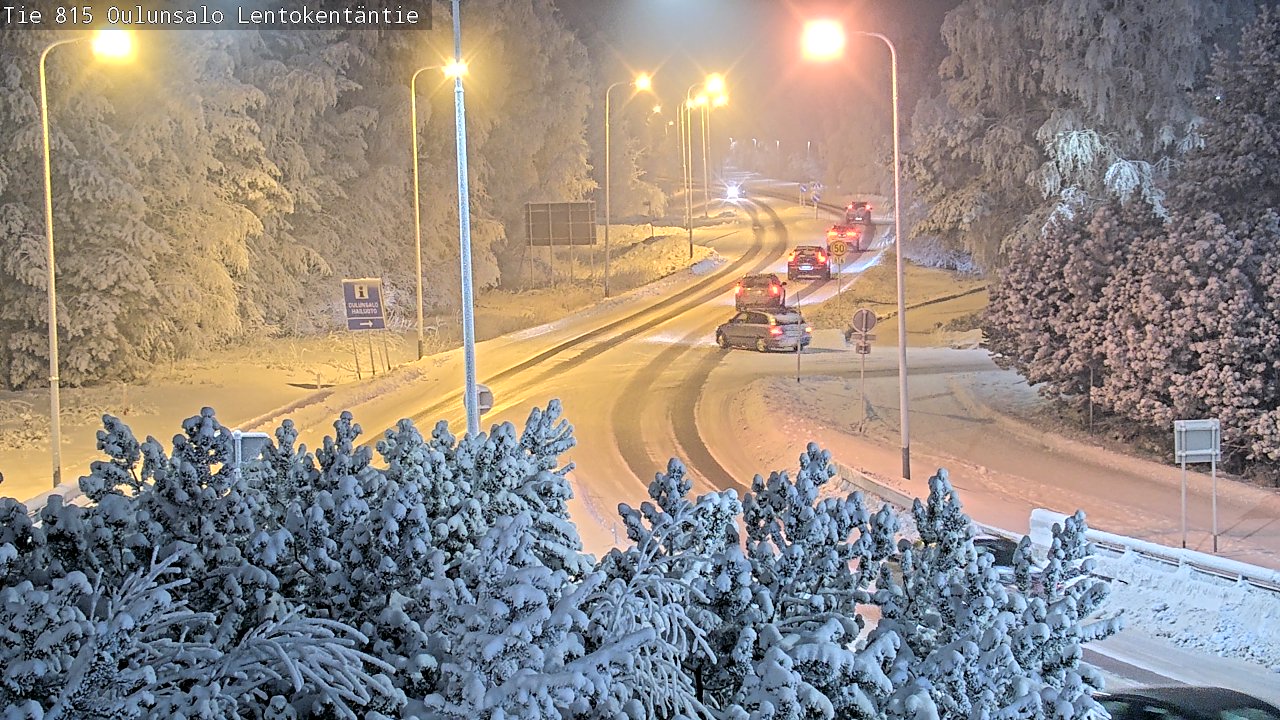 Kelikamerat Kuva Tie 816 Oulunsalo, Lentokentäntie, Oulu, Pohjois-Pohjanmaa