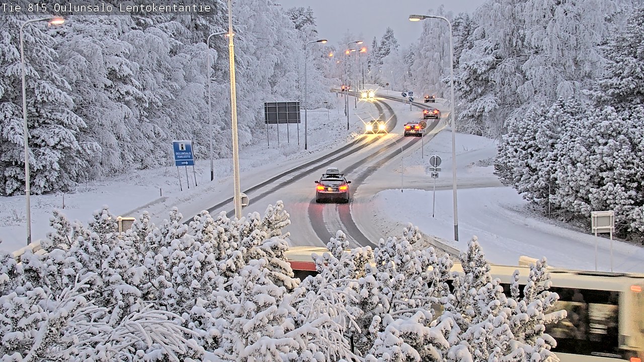 Kelikamerat Kuva Tie 816 Oulunsalo, Lentokentäntie, Oulu, Pohjois-Pohjanmaa