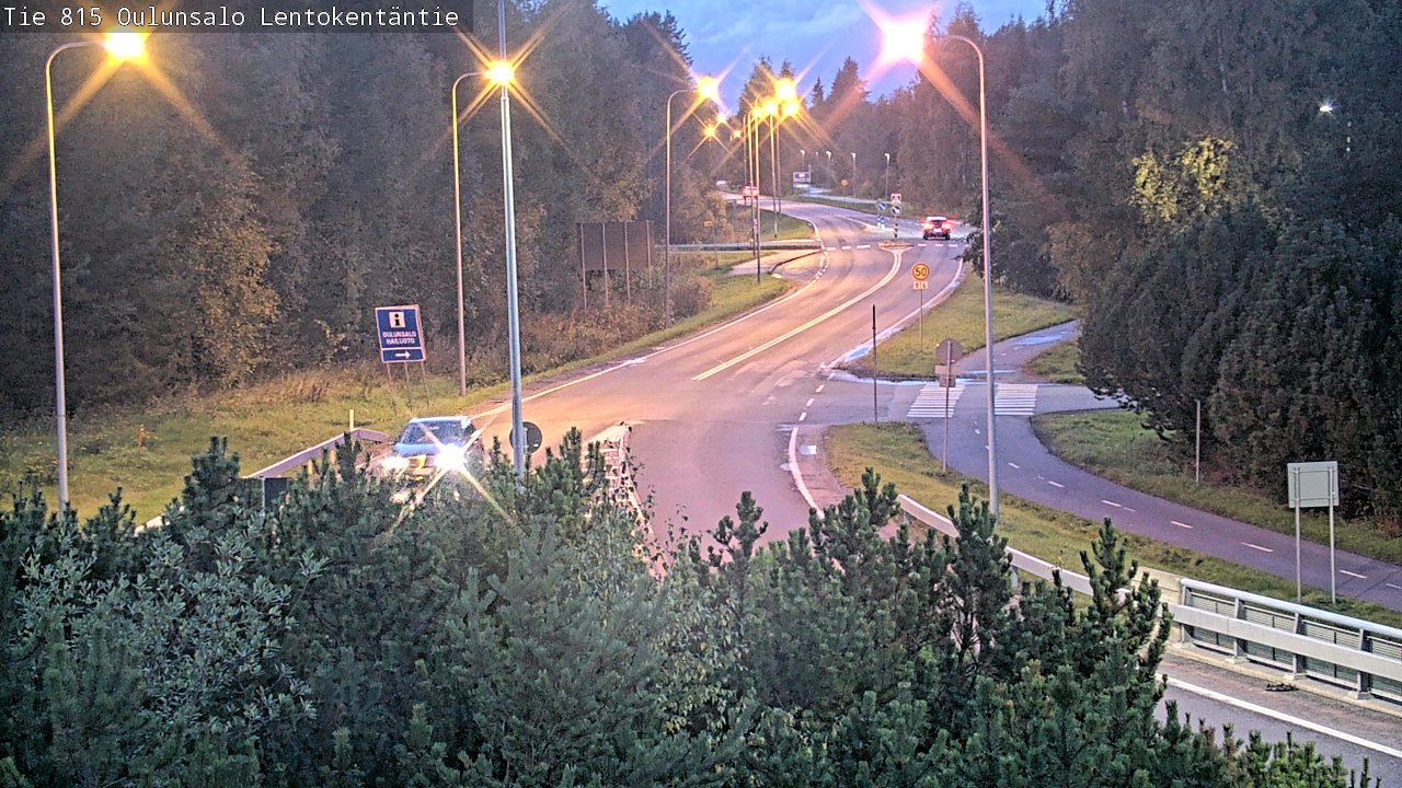 Kelikamerat Kuva Tie 816 Oulunsalo, Lentokentäntie, Oulu, Pohjois-Pohjanmaa