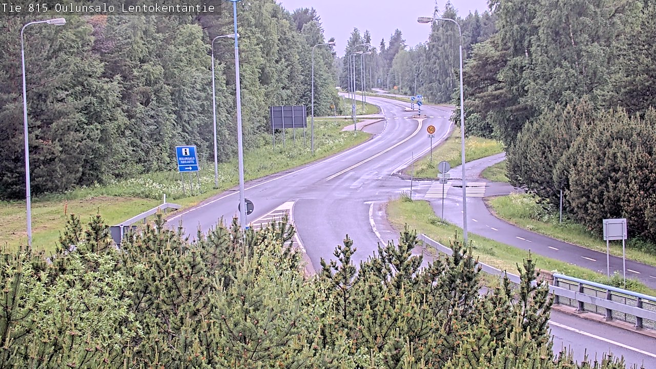 Kelikamerat Kuva Tie 816 Oulunsalo, Lentokentäntie, Oulu, Pohjois-Pohjanmaa