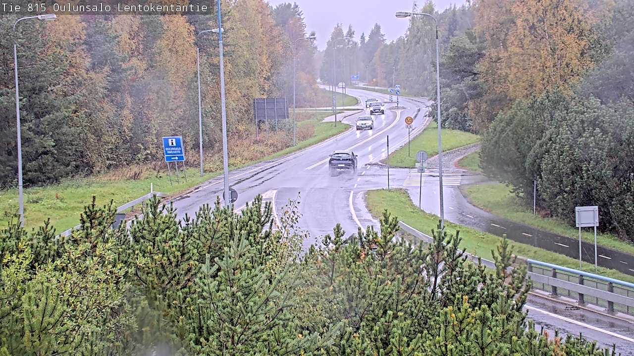 Weather Camera Image Road 816 Oulunsalo, Lentokentäntie, Oulu, Pohjois-Pohjanmaa