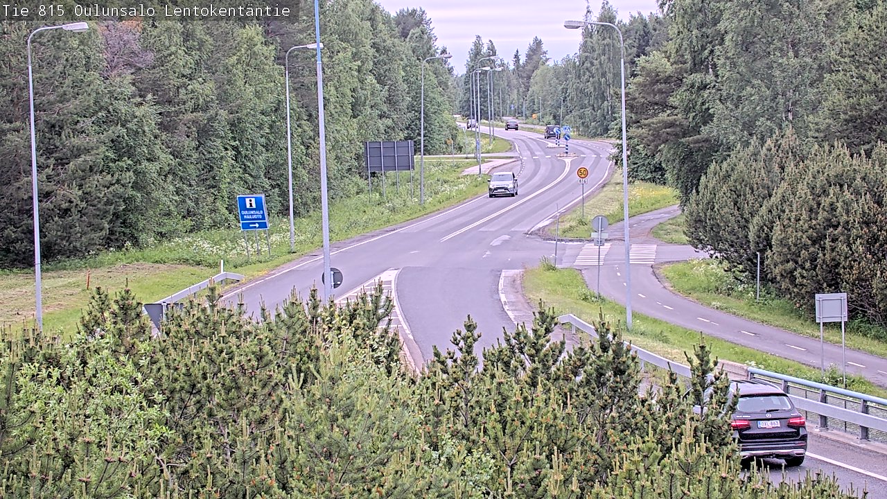 Kelikamerat Kuva Tie 816 Oulunsalo, Lentokentäntie, Oulu, Pohjois-Pohjanmaa