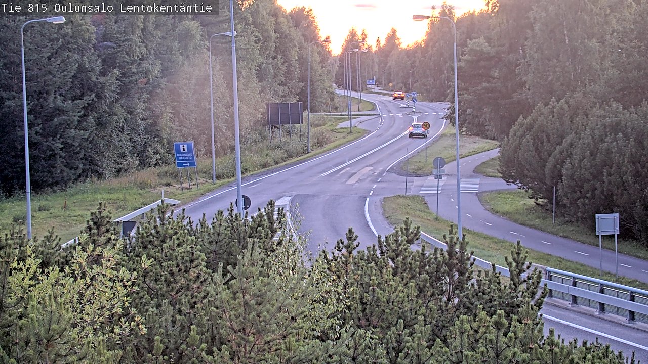Kelikamerat Kuva Tie 816 Oulunsalo, Lentokentäntie, Oulu, Pohjois-Pohjanmaa