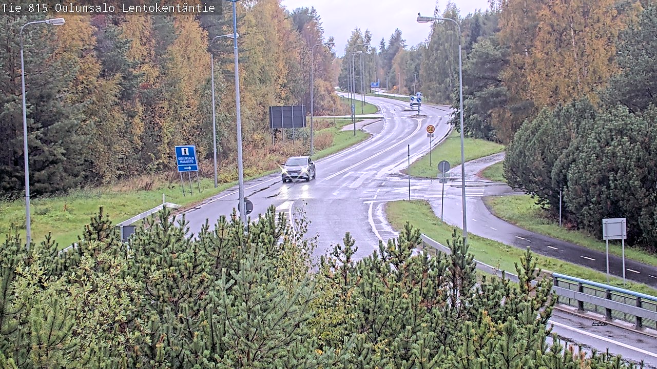 Kelikamerat Kuva Tie 816 Oulunsalo, Lentokentäntie, Oulu, Pohjois-Pohjanmaa