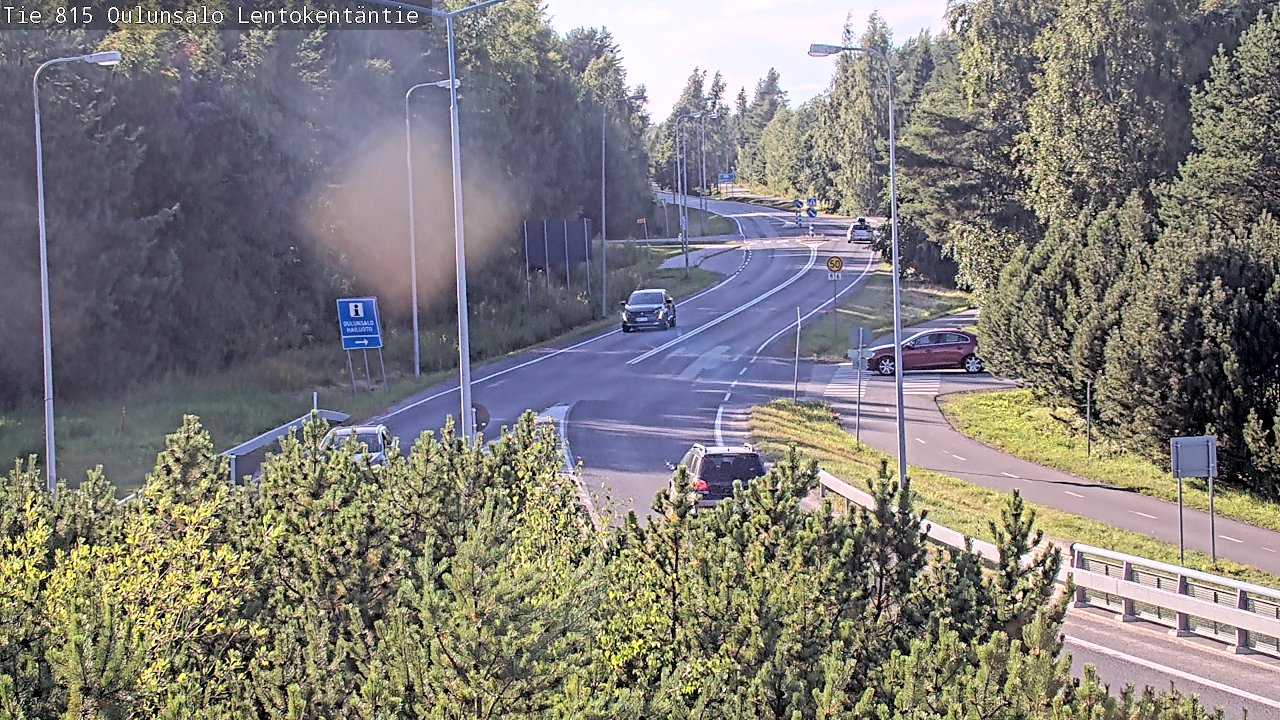 Kelikamerat Kuva Tie 816 Oulunsalo, Lentokentäntie, Oulu, Pohjois-Pohjanmaa