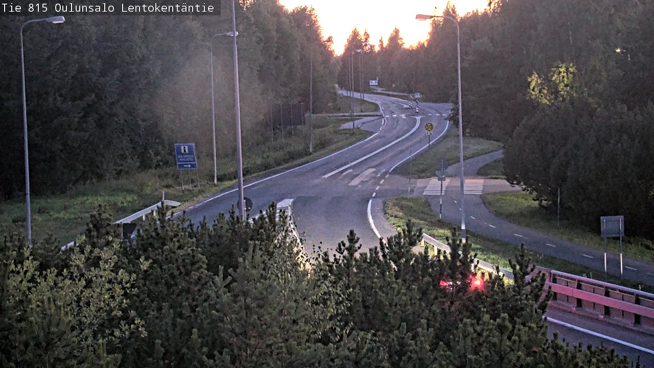 Kelikamerat Kuva Tie 816 Oulunsalo, Lentokentäntie, Oulu, Pohjois-Pohjanmaa